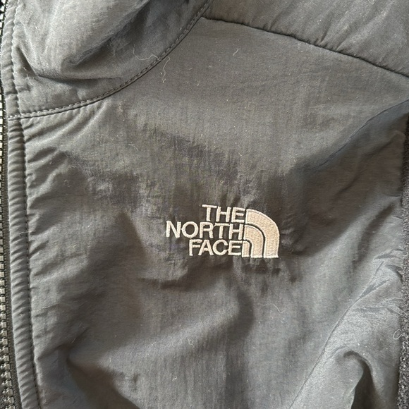 NORTH FACE BLACK Women’s small fleece Sherpa zip up jacket with pockets - Picture 10 of 12